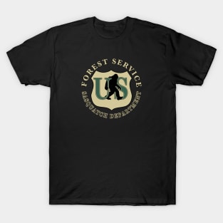 Forest Service Sasquatch Department T-Shirt